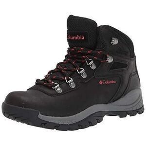 Black/Poppy Red - Women’s Columbia Newton Ridge Plus Hiking Boots US7.5